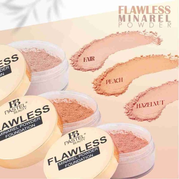 pastel beauty flawless mineral powder foundation (hazelnut)