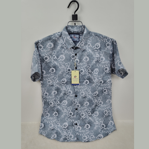 pure cotton half sleeve print shirt for men's