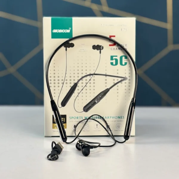 Mobicom wireless voice changer neckband 50hours-E75 (100% Original) - Image 3