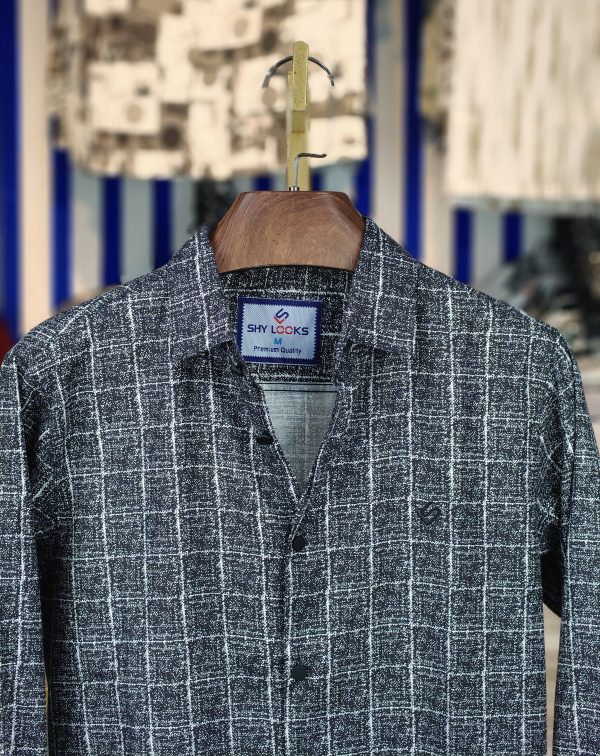 shy looks full sleeve digital print shirt for men