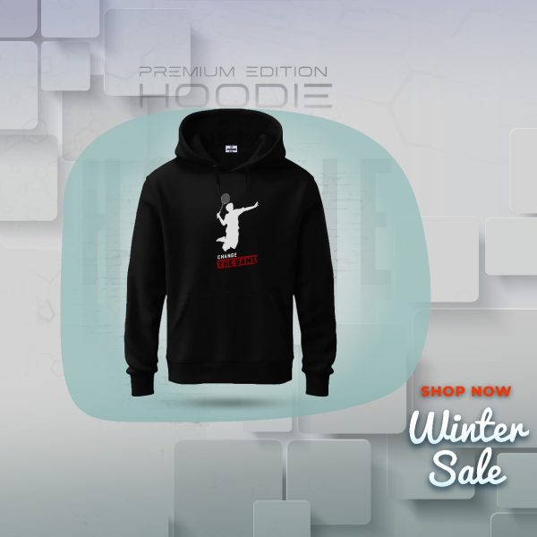 premium comfortable (change the game) winter hoodie