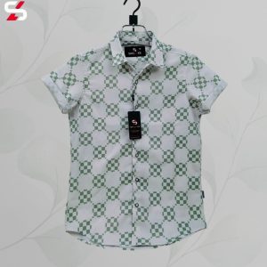 luxury popcorn half sleeve print shirt shy looks