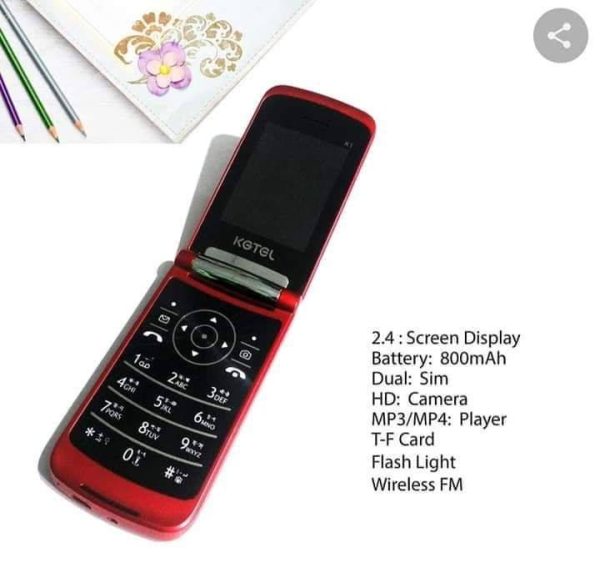 kgtel k1 slim folding phone