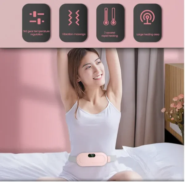period pain relief waist belt heating pad device