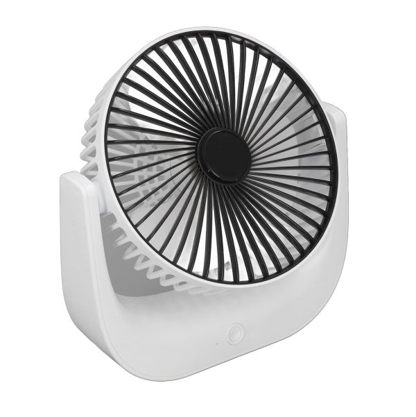 desktop mini fan, wide angle portable rechargeable desk fan