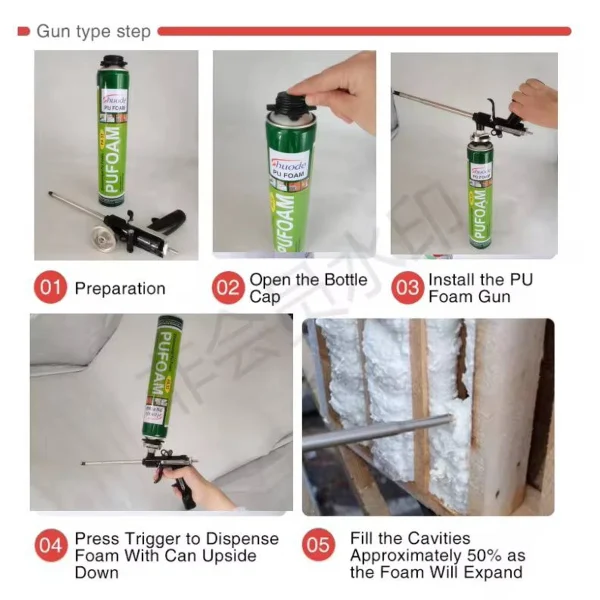 pu foam/ poiyurithine spray 750ml