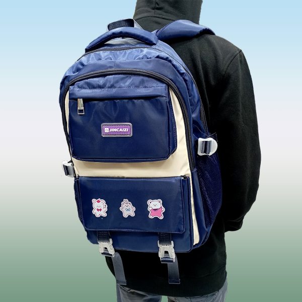kids backpack children school bags waterproof primary schoolbag book bag (blue)