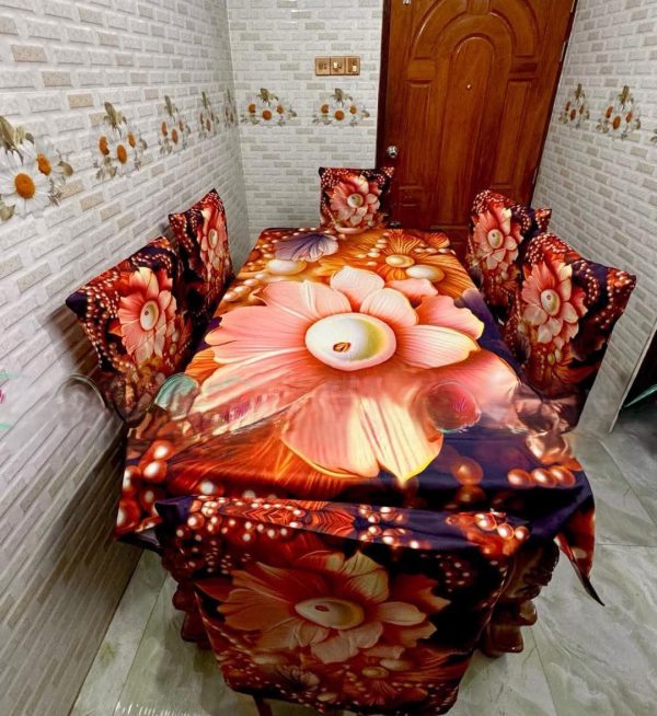 china premium 3d print table cloth set