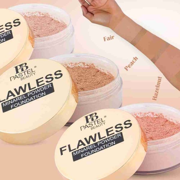 pastel beauty flawless mineral powder foundation (hazelnut)