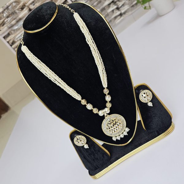 necklace set with earrings for women