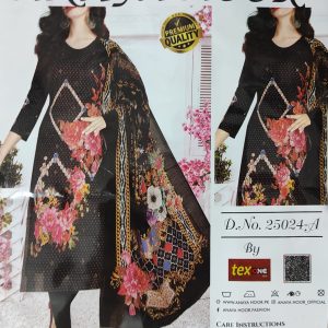 anaya hoor rigging digital printed cotton 3 piece