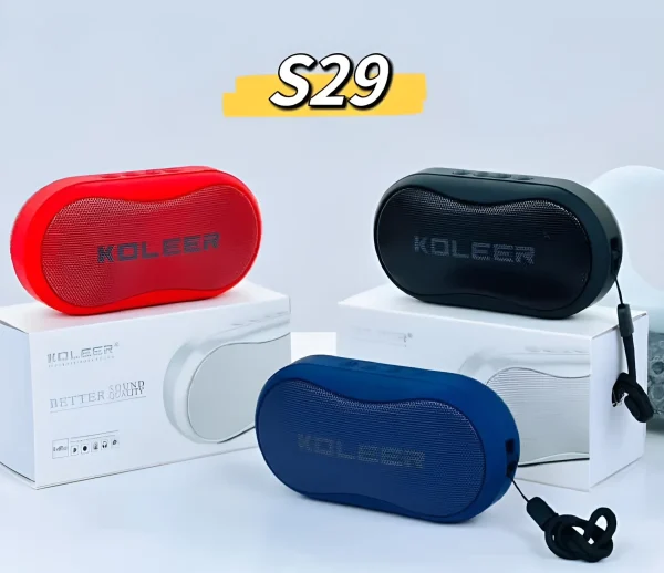 koleer s29 bluetooth, usb, sd card & fm radio supported wireless speaker