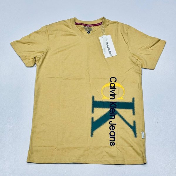 export brand summer t shirt yellow