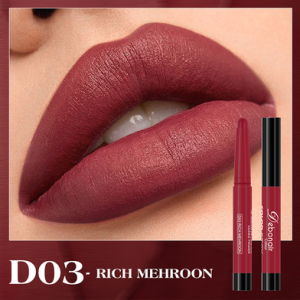 debonair colour color stay non transfer lipstick (rich mehroon)