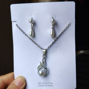 korean pearl jewelry set