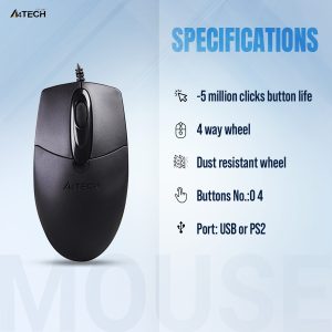 a4tech op 720 wired mouse