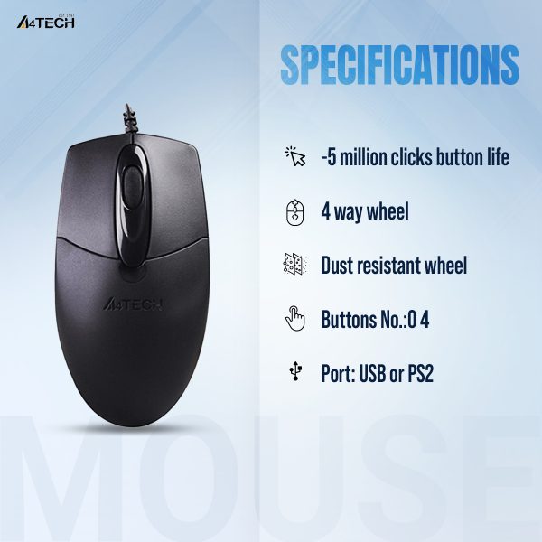 a4tech op 720 wired mouse