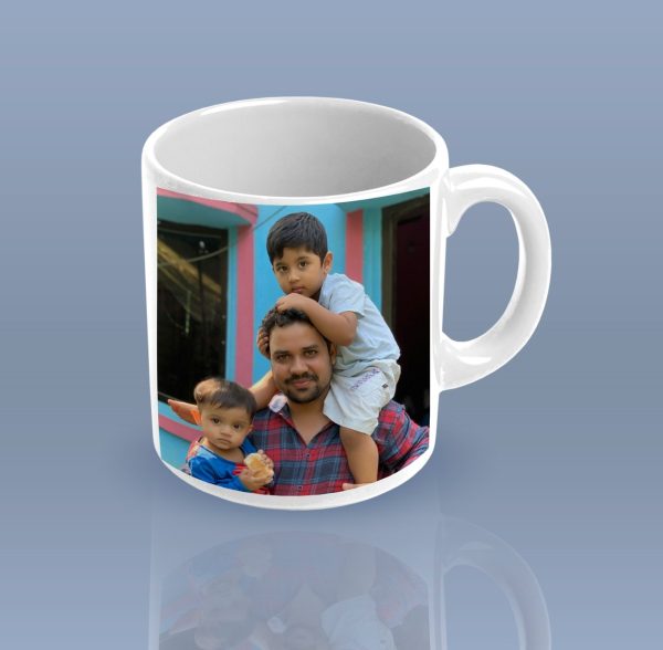 personalised coffee, tea, water mug, add photo text logo picture image