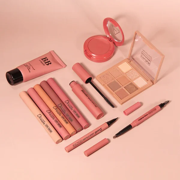 all in one makeup kit, 11 piece women complete makeup kit