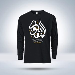 islamic calligraphy full sleeve t shirt for men