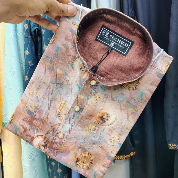 indian cotton gorgeous karchupi panjabi