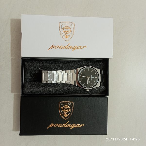 poedagar 930 men's new luxury luminous date week stainless steel quartz watch for men