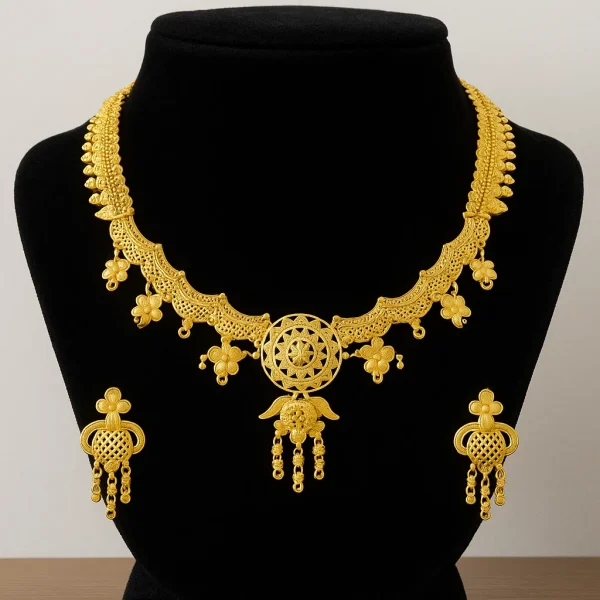 gold plated jewelry set