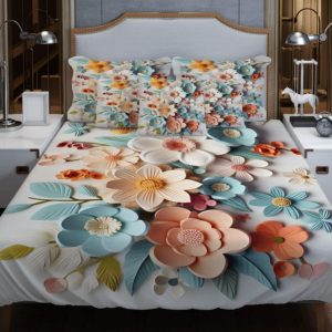 water proof china premium 3d design bed sheet