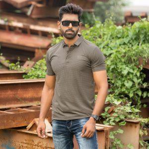 half sleeve polo shirt