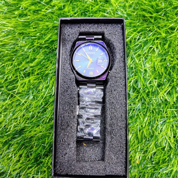 citizen tsuyosa men's full black watch