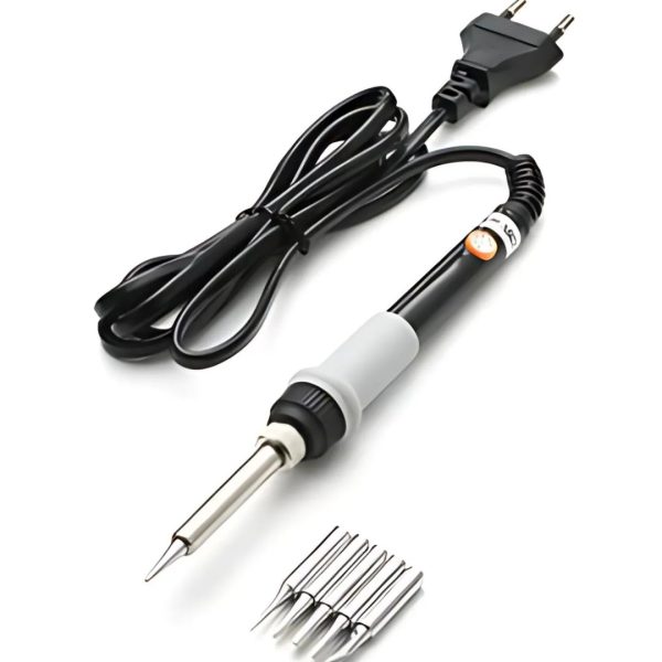 new v908 60w adjustable temperature electric soldering rework repair tool with 5pcs solder tips