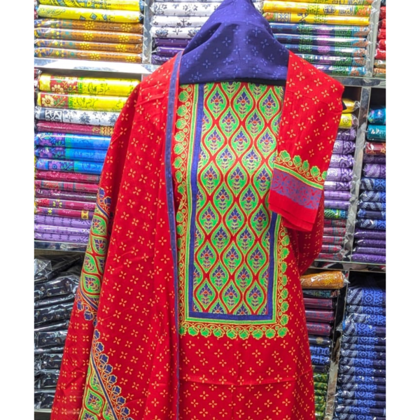 new exclushive collection high qualitiey cotton printed three piece