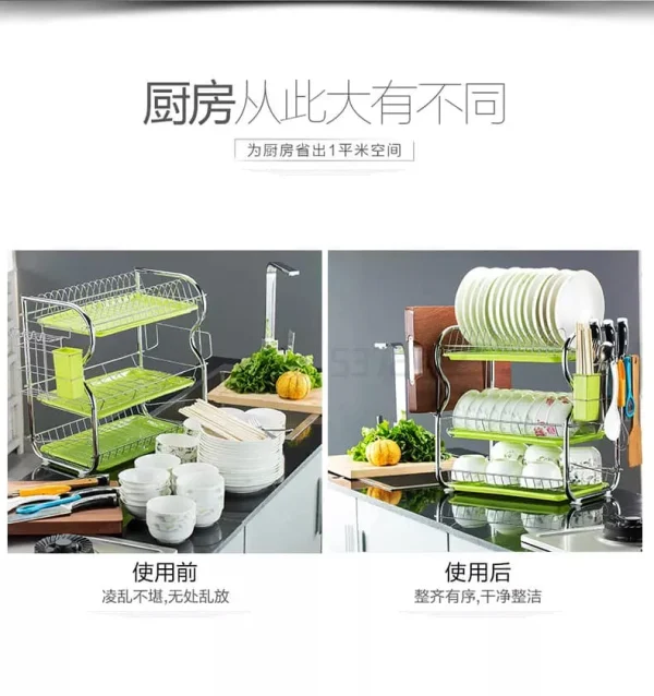 premium quality 3 layer kitchen rack