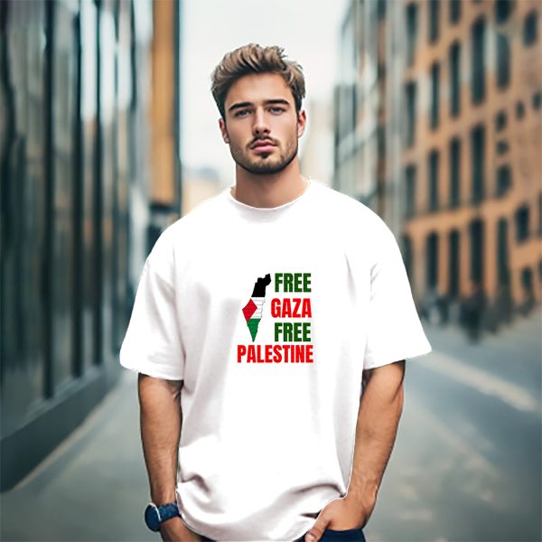 save gaza cotton t shirt