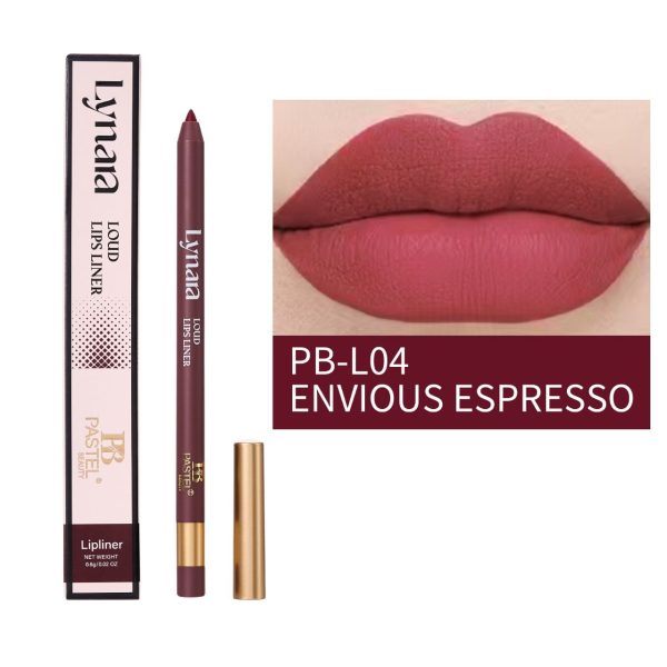 pastel beauty lynara loud lips liner in the shade pb l04 envious espresso