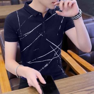 stylish half sleeve polo shirt