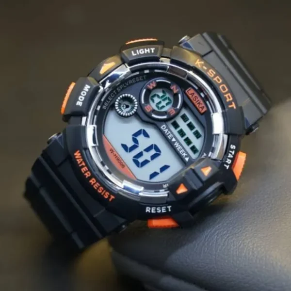 lasika w h9006 water resistance/ waterproof silicon digital watch for men