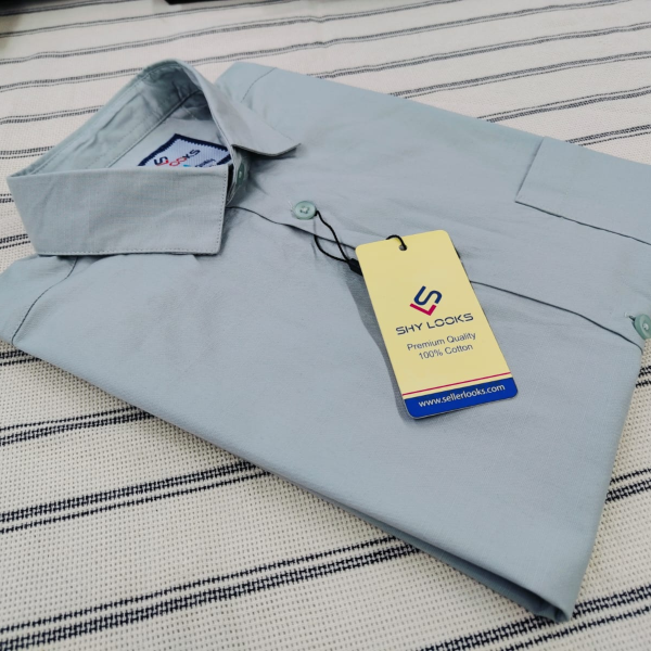 premium cotton feel half sleeve shirt for mens