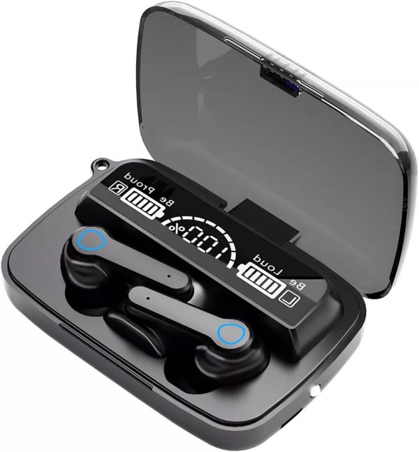 m19 pro earphone bluetooth wireless headphones with microphone low latency.