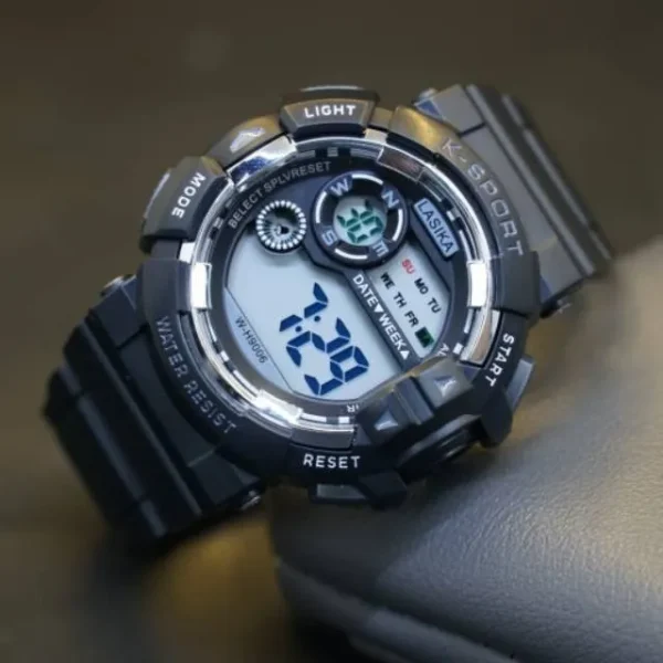 lasika w h9006 water resistance/ waterproof silicon digital watch for men