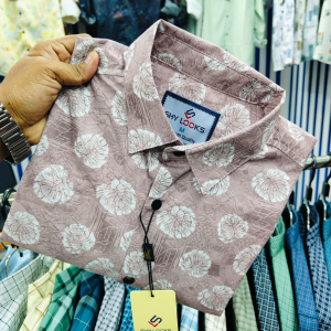pure cotton full sleeve print shirt for men's