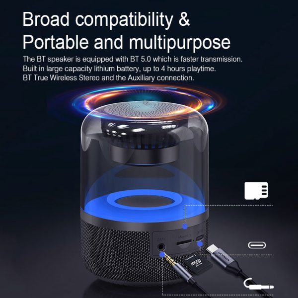 z5 rgb mini rgb portable wireless bluetooth speaker
