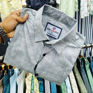 pure cotton full sleeve print shirt for men's