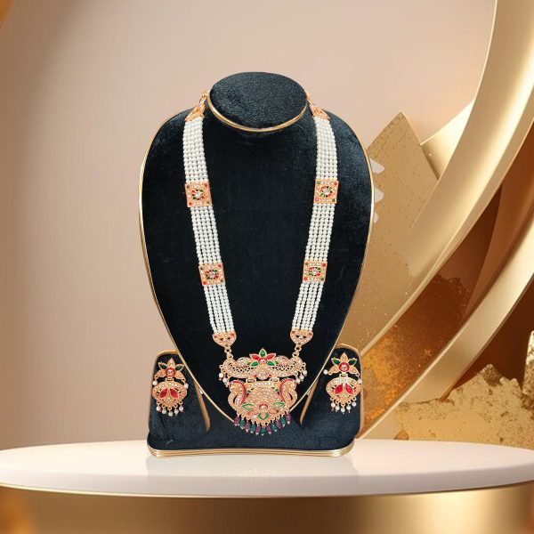 necklace set with earrings for women