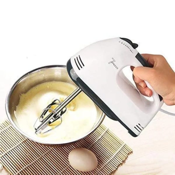 scarlet 7 speed portable high grade hand mixer, egg beater, egg cake/cream mixer 10