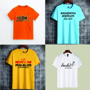 comfortable jersey fabrics t shirt 4 pcs combo