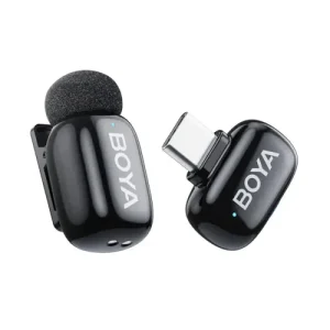boya mini 17 the world's tiniest wireless microphone (1rx, 1tx) for type c device's