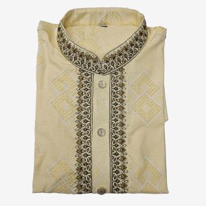 exclusive embroidery cotton panjabi with premium box