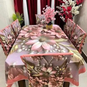 china premium 3d print table cloth set