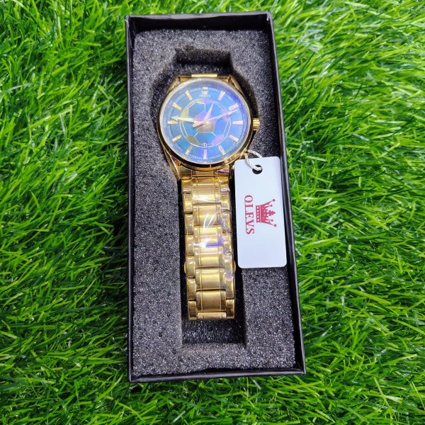 olevs 9949 football dial men business sport quartz watch